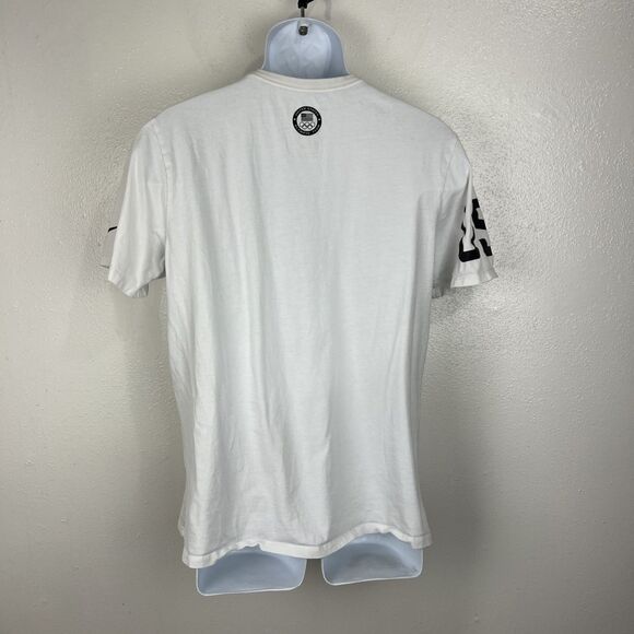 Nike Shirt Men Large White Athletic Cut American Eagle Patriotic Graphic Tee - Picture 14 of 14